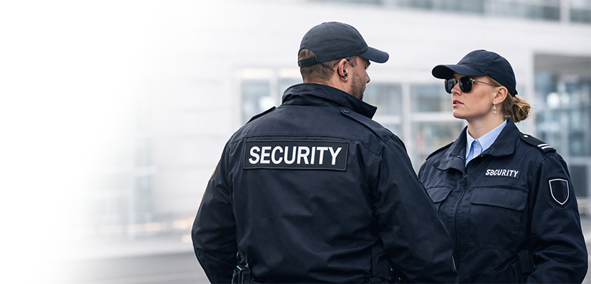 Sicherheitskräfte im Einsatz